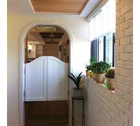 BOCbco Puertas Batientes de Café, Barra de Bisagra de Acero Inoxidable de Maderaiza, Valla de Puerta, Valla de Jardín, Patio, Personalizable/a/80Cm*90Cm