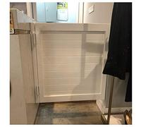 BOCbco Puertas de Café Batientes Cierre Automático Bisagra de Acero Inoxidable Puerta Única Intervalo de Espacio Cocina Pino, Color de Tamaño Personalizable/White/65 * 80Cm