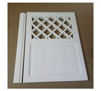 BOCbco Puertas de Café Batientes Maderaiza Cierre Automático Puerta Única Cortada Ahuecada Pino de Taberna, Color de Tamaño Personalizable/White/60 * 70Cm