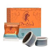 BOCCA DELLA VERITA- 10 Cápsulas de Café HERMES con Envase Protector para Café Espresso de Tueste Natural - Cápsulas Compatibles con la Cafetera Lavazza®* Espresso Point Made in Italy