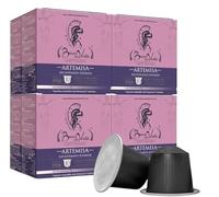 BOCCA DELLA VERITA - 40 Cápsulas de Café Descafeinado ARTEMISA Envase Protector Café Espresso Tueste Natural y Artesano - Cápsulas Compatibles con Máquinas Nespresso®*, Ideas de Regalo Made in Italy