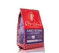 BOCCA DELLA VERITA - Café Italiano Molido AMO ROMA GOURMET 50A/50R en Bolsa de 250 Gramos Con Válvula de Protección