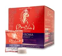 BOCCA DELLA VERITA - Caja de 10 Cápsulas de Café Italiano Sabor AMO ROMA Gourmet, Cápsulas Compatibles FAP con Cafetera Lavazza® Espresso Point, 100% Made in Italy