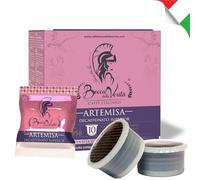 BOCCA DELLA VERITA - Caja de 10 Cápsulas de Café Italiano Sabor ARTEMISA Descafeinado, Cápsulas Compatibles FAP con Cafetera Lavazza® Espresso Point, 100% Made in Italy