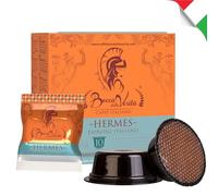 BOCCA DELLA VERITA - Caja de 10 Cápsulas de Café Italiano Sabor HERMES Espresso Italiano, Cápsulas Compatibles con Cafetera Lavazza® A Modo Mio, 100% Made in Italy
