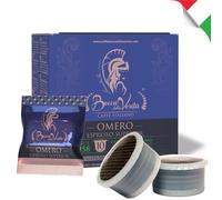 BOCCA DELLA VERITA - Caja de 10 Cápsulas de Café Italiano Sabor OMERO Espresso Superior, Cápsulas Compatibles FAP con Cafetera Lavazza® Espresso Point, 100% Made in Italy