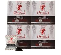 BOCCA DELLA VERITA - Caja de 40 Cápsulas de Café Italiano Sabor ANGEL Arabica 100%, Cápsulas Compatibles con Cafetera Lavazza® A Modo Mio, 100% Made in Italy