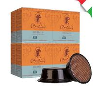 BOCCA DELLA VERITA - Caja de 40 Cápsulas de Café Italiano Sabor HERMES Espresso Italiano, Cápsulas Compatibles con Cafetera Lavazza® A Modo Mio, 100% Made in Italy