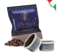 BOCCA DELLA VERITA - Caja de 50 Cápsulas de Café Italiano Sabor OMERO Espresso Superior, Cápsulas Compatibles FAP con Cafetera Lavazza® Espresso Point, 100% Made in Italy