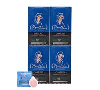 BOCCA DELLA VERITA® - Caja de 60 Cápsulas E.S.E. Sabor OMERO Espresso Superior, Cápsulas Compatibles con Cafetera E.S.E. dm 44mm, Cápsulas 100% Biodegradables, 100% Made in Italy