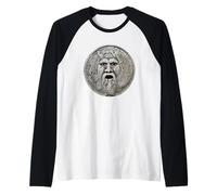 Bocca Della Verita Máscara Antigua Boca de la Verdad Camiseta Manga Raglan