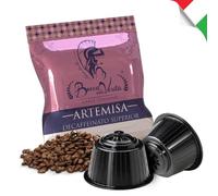 BOCCA DELLA VERITA - Paquete de 50 Cápsulas de Café Italiano Sabor ARTEMISA Descafeinado, Cápsulas Compatibles con Cafetera Nescafé® Dolce Gusto®, 100% Made in Italy