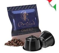 BOCCA DELLA VERITA - Paquete de 50 Cápsulas de Café Italiano Sabor OMERO Espresso Superior, Cápsulas Compatibles con Cafetera Nescafé® Dolce Gusto®, 100% Made in Italy