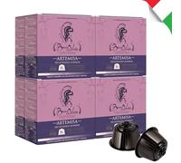 BOCCA DELLA VERITA - Paquete de 64 Cápsulas de Café Italiano Sabor ARTEMISA Descafeinado, Cápsulas Compatibles con Cafetera Nescafé® Dolce Gusto®, 100% Made in Italy