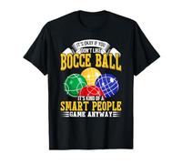 Bocce Ball Smart People Game Jugador Italiano del Juego de Pelota de bochas Camiseta