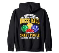 Bocce Ball Smart People Game Jugador Italiano del Juego de Pelota de bochas Sudadera con Capucha