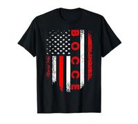 Bocce Bandera de Estados Unidos Jugador de Pelota Italiano Italia Bocce Lover Camiseta