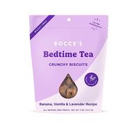 Bocce's Bakery Oven Baked Bedtime Tea Treats for Dogs, Wheat-Free Everyday Dog Treats, Made with Real Ingredients, Baked in The USA, All-Natural Biscuits, Banana, Vanilla, & Lavender, 5 oz