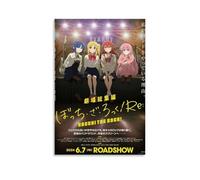 Bocchi The Rock Anime Japanese Music Girl Room Wall Decoration Poster Pintura Decorativa Lienzo Arte de Pared Salón Póster Dormitorio Pintura, Arte de Pared Impresión de Imagen Impresión de Imagen