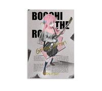 Bocchi The Rock Anime Music Girl Cute Bedroom Wall Decoration Poster Pintura Decorativa Lienzo Arte de Pared Salón Póster Dormitorio Pintura, Arte de Pared Impresión de Imagen Moderna Decoración de