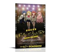 Bocchi The Rock Music Anime Girl Band Scene Aesthetic Wall Art Poster Pintura Decorativa Lienzo Arte de Pared Salón Póster Dormitorio Pintura, Arte de Pared Impresión de Imagen Moderna Decoración de