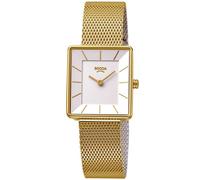 Boccia 3351-06 Reloj de pulsera Titanio 25mm 3ATM Cuarzo Unisex Blanco Oro
