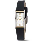 Boccia 3366-02 Titanio 18mm 3ATM Cuarzo Unisex Blanco Plata, Oro Correa de cuero