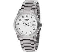 Boccia Reloj analógico de Cuarzo para Hombre con Pulsera de Titanio 3619-01, Pulsera