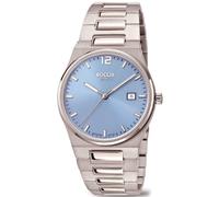 Boccia 3661-01 Titanio Cristal de zafiro 39mm 5ATM Cuarzo Unisex Azul Plata
