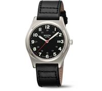Boccia 3674-01 Reloj de pulsera Titanio 39mm 5ATM Cuarzo Unisex Negro Plata