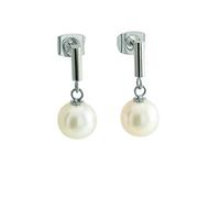 Boccia Pendientes de perlas de titanio para mujer 05043-01, Titanio, Perla