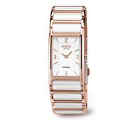 Boccia Titanio 3212-03 Reloj de Mujer Cerámica + Blanco/Oro Rosa 21 x 34mm