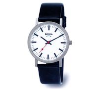Boccia Titanio 521-03 Medium-Größe Reloj de Pulsera Ø 34,7mm Bahnhof-Zifferblatt