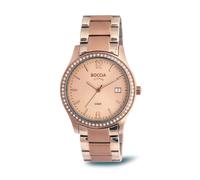 Boccia Titanium 3235-01 Reloj Pulsera Mujer Rosé Dorado Ionizado 50m