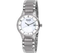 Boccia Reloj de cuarzo para mujer B3228-01 Correa de titanio Plateado