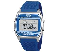 Boccia Titanium 3738-02 - Reloj Digital Unisex de Titanio (37 mm, Cuarzo, Correa de Poliuretano, Alarma, cronómetro, Tiempo Dual, Resistente al Agua, 5 Bar, Ligero y antialérgico