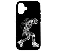 Boceto de chica patinando Carcasa para iPhone 16