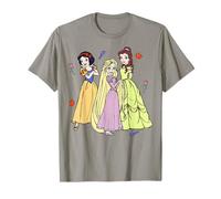 Boceto de dibujos animados de la princesa Rapunzel Blancanieves Belle de Disney Camiseta