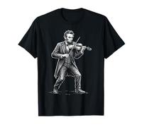 Boceto de Recital de violín de Cuerpo Completo de Abraham Lincoln Camiseta