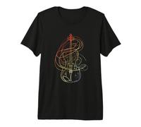 Boceto de violín Música barroca de Estilo Retro Camiseta Premium