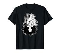 Boceto en blanco y negro de Craze Cruella De Vil de Disney Villains Camiseta