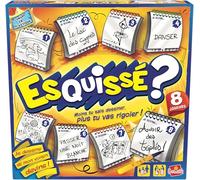 Boceto - Juego de Mesa - A Partir de 8 años - Haz adivinar tu Dibujo a tu Vecino - Incluye Cuadernos para Dibujar, para Jugar en Familia o Entre Amigos - 4 a 8 Jugadores - 20 min