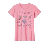 Bocetos de Elle Woods legalmente Rubia Camiseta, Mujer, Rosado, XXL