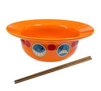 Bocguy Ace Ramen Bowl, Ramen Bowl Anime, Ramen Cuenco con Palillos para Sombrero de Paja RamenBowl, Anime, Regalo