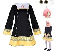 Bocguy Disfraz Anya Cosplay para Mujeres Niñas Traje Cosplay Anime, Halloween Carnaval Martes Grasas Fiesta