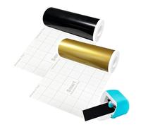 Bocguy Smart Vinilo Permanente para Cri-cut Joy, 14 x 200 cm+200 cm, lámina de vinilo para plóter, juego de láminas de transferencia para portátiles, teléfonos, paredes y más