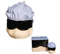 Bocguy Taza de anime, taza de té Satoru Gojo, Jujutsu Kaisen Anime Regalos Hecho a mano mug de porcelana cup de café Té Leche Tazas de Cerámicade Oficina para Navidad Cumpleaños Aniversario 400ML