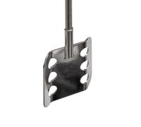 Bochem Agitador de superficie MN-1412 de acero inoxidable 18/10 con 6 agujeros, 300 mm de largo x 70 mm de diámetro, 10 mm de diámetro del eje.