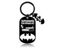 BOCHOI Llavero De Futuro Papá Para SuperPapás Llaveros Héroe Originales Regalo Padre Dia del Papa Navidad Cumpleaños Regalo Papá Primer Dia Del Padre Regalos Original Papa Novato Día de San Valentín