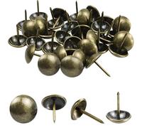 bociloy 200 tachuelas de tapicería de 5/8 pulgadas, tachuelas decorativas de 16 x 20 mm, tachuelas decorativas para muebles, tachuelas de cabeza redonda para muebles tapizados, tablero de corcho